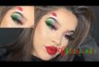 Easy Christmas Makeup Tutorial - YouTube | Christmas makeup simple .