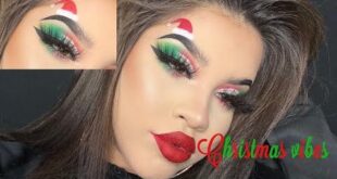 Easy Christmas Makeup Tutorial - YouTube | Christmas makeup simple .