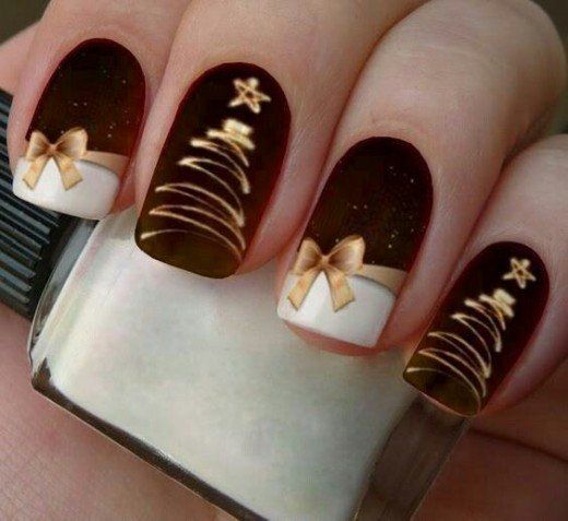 35+ Best DIY Christmas Nail Designs | Christmas nails diy .