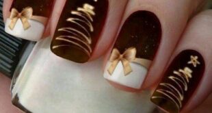35+ Best DIY Christmas Nail Designs | Christmas nails diy .