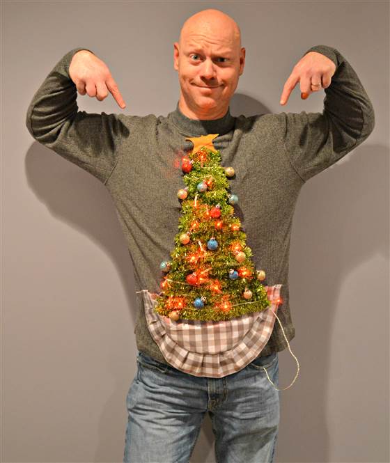 How to make a DIY Ugly Sweater - The Cards We Dr