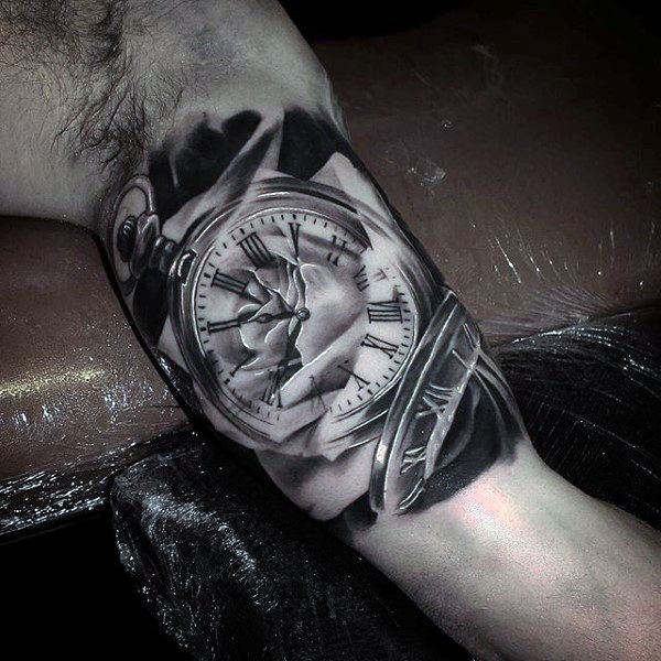 Top 103 Pocket Watch Tattoo Ideas [2021 Inspiration Guide .