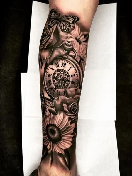 225+ Clock Tattoos Ideas and Designs (2022) - TattoosBoyGirl .