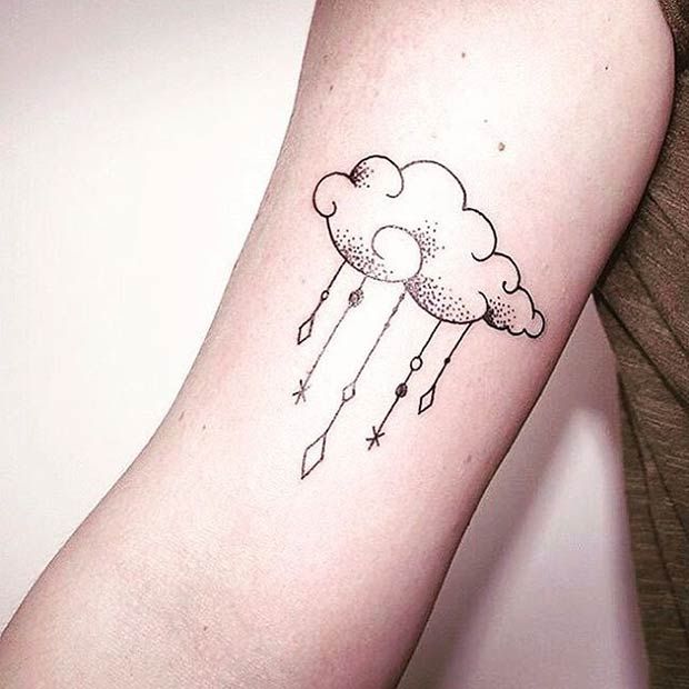 Cloud Tattoo Ideas For Women
     
