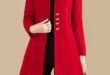 Collarless Plain Coat - berrylook.com | Womens dress coats, Plain .