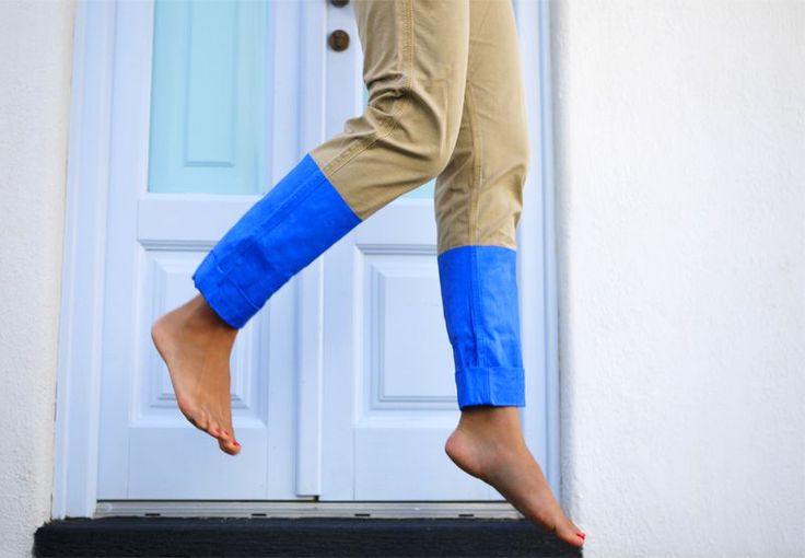 DIY Color Blocked Pants - Honestly WTF | Colorblock pants, Old .