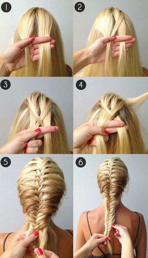 Hair hacks, Hair tutorial, Hairsty