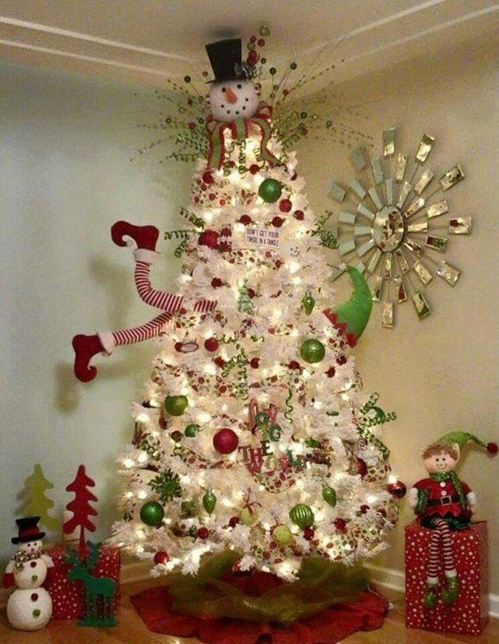 elf legs for christmas tree - Google Search | Christmas tree .