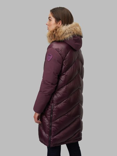 Outerwear's Gwendolyn Down Jacket With Slits At Bottom | Blauer