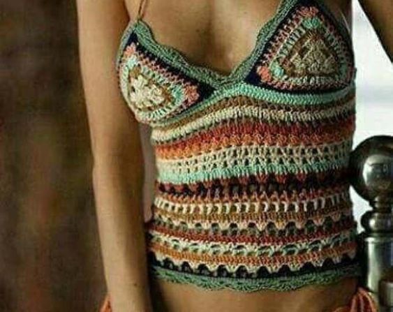 Crochet Top in 2023 | Crochet clothes, Crochet fashion patterns .