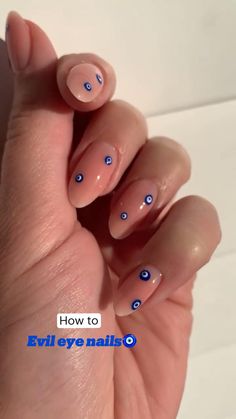 Evil eye nails | Pintere