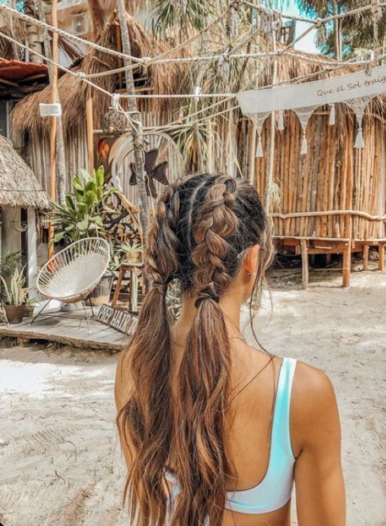 Cute Hairstyle To Beach 