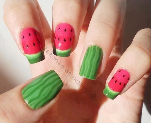 watermelon | Watermelon nails, Watermelon nail art, Watermelon .