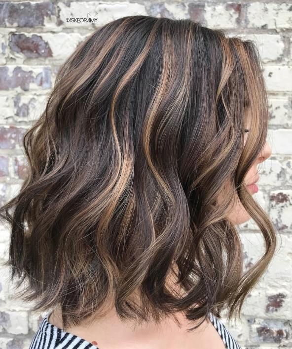 50 Dark Brown Hair with Highlights Ideas for 2023 - Hair Adviser .