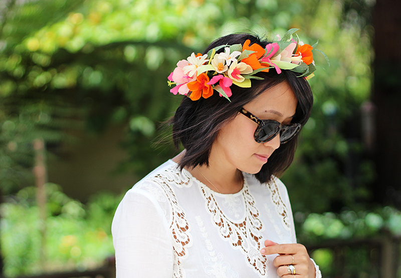 DIY Paper Flower Crown - Honestly W