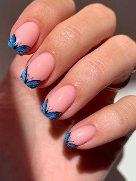 23 Beautiful Butterfly Nail Designs You Will Want to Copy | Short .