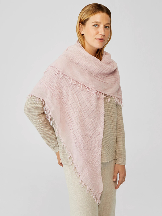 Textured Wool Gauze Scarf | EILEEN FISH