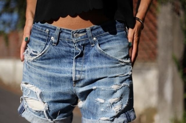 Perfect shorts | Fashion, Destroyed denim, Sty