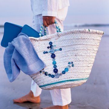 val's chaotic mind | Customiser panier, Panier plage, Sac fait ma