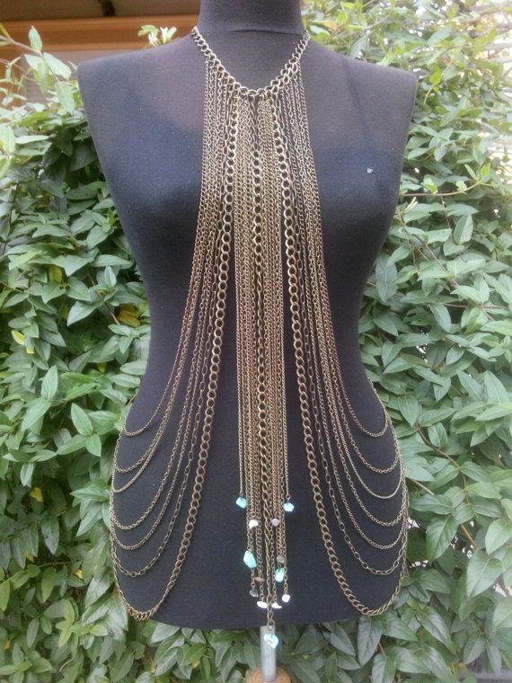 antique body chain body necklace body chain https://www.etsy.com .