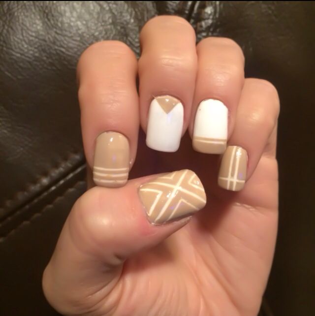 Pin by A P on Nails | Tan nail designs, Tan nails, Nail art desig