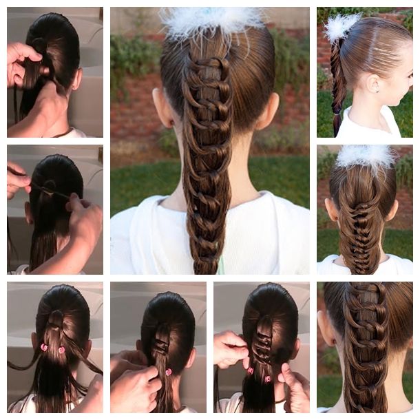Wonderful DIY Cool Knotted Ponytail Hairstyle | WonderfulDIY.com .