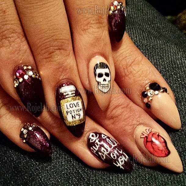 10 مدل #طراحی_ناخن_ترسناک #طراحی_ناخن #ناخن | Halloween nails diy .