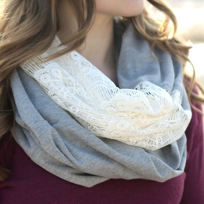 IY Lace Infinity Scarf 