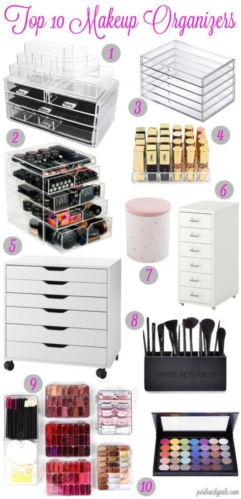 Top 10 Ways to Organize Your Makeup | Super Easy Cute and Cheap .