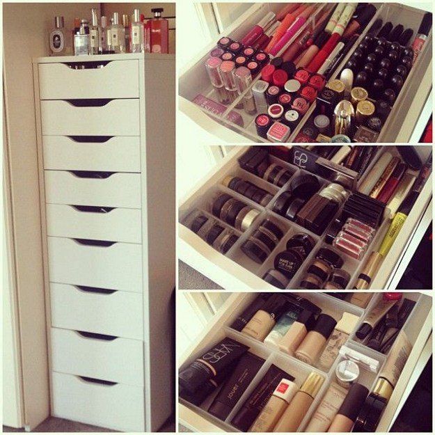 DIY Makeup Storage Ideas
     