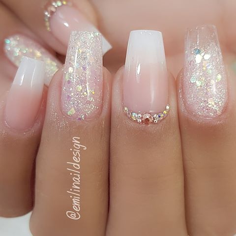 Amazing DIY Nails With Shimmer