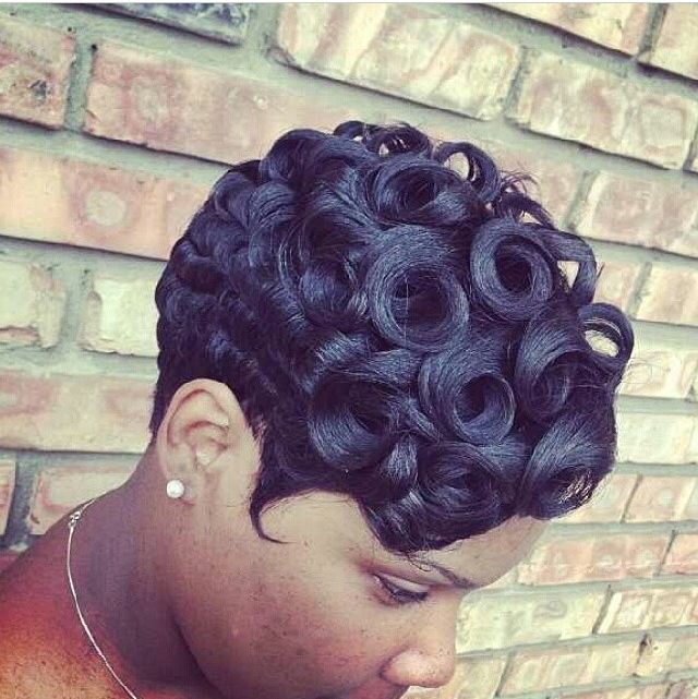 DIY Pin Curls Ideas