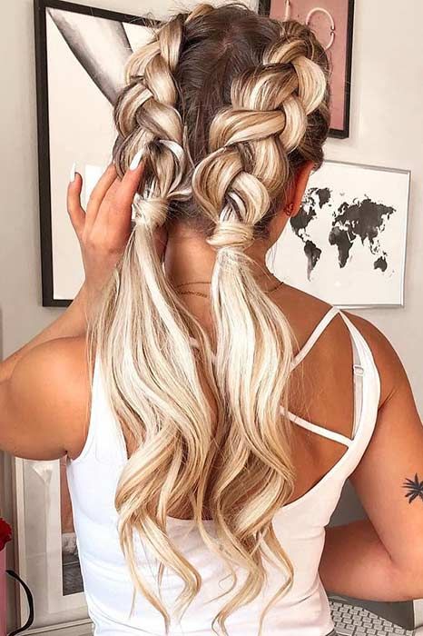 43 Two Braids Hairstyles Perfect for Hot Summer Days - StayGlam .