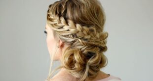 Double Braid Textured Updo | Fishtail braid updo, Fish tail braid .