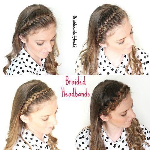 40 Cute and Comfortable Braided Headband Hairstyles | Headband .