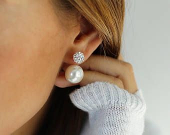 Double Pearl Earrings Ideas