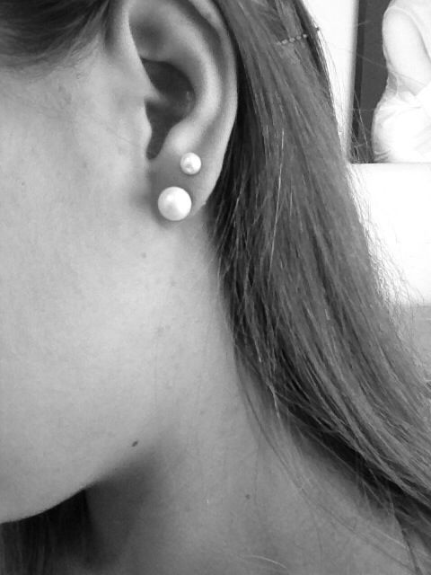 Pin by Caroline Heitman on Shiny | Double ear piercings, Ear .