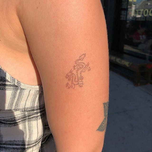 pinterest ︴softally ✧ | Dragon tattoo for women, Upper arm .