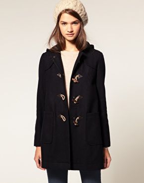 ASOS Duffle Coat with Hood $85.94 | Duffle coat, Latest fashion .