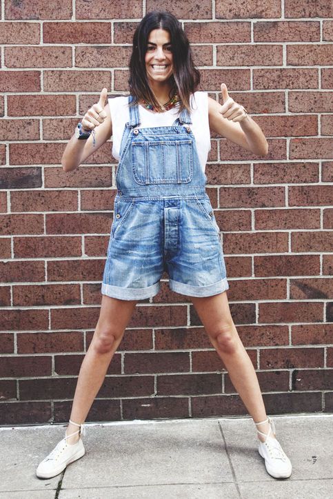 12 Cute Ways To Style Overalls This Summer | Denim street style .