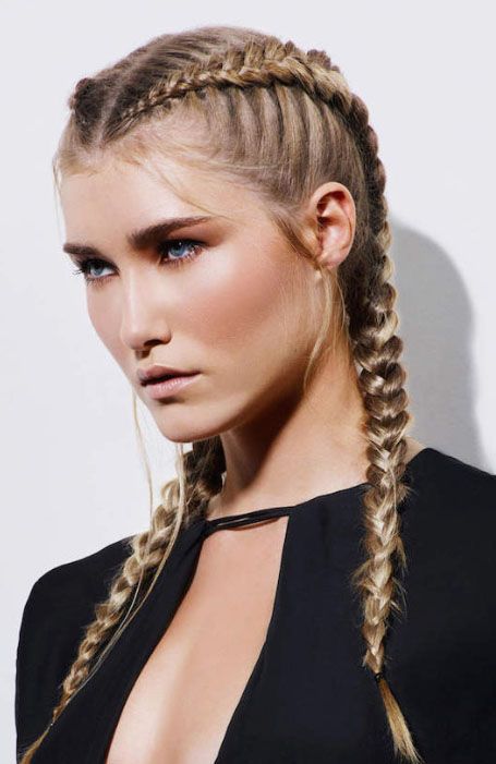 25 Trendy Dutch Braid Hairstyles to Try | Two braid hairstyles .