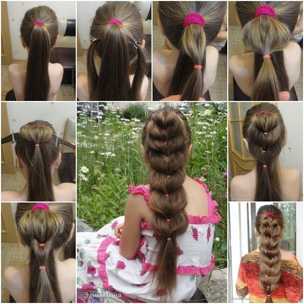 How to DIY Easy Heart Ponytail Hairstyle in 5 Minutes - DIY .