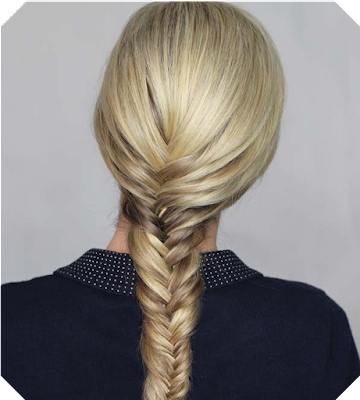 How to French braid hair - Quo