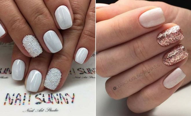 21 Elegant Nail Designs for Short Nails - StayGlam | Short nail .