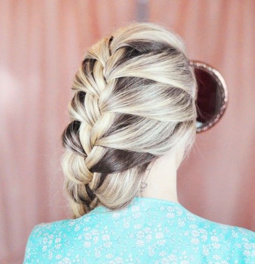 DIY Elsa French Braid Hairstyle From Frozen | Styleoholic | French .