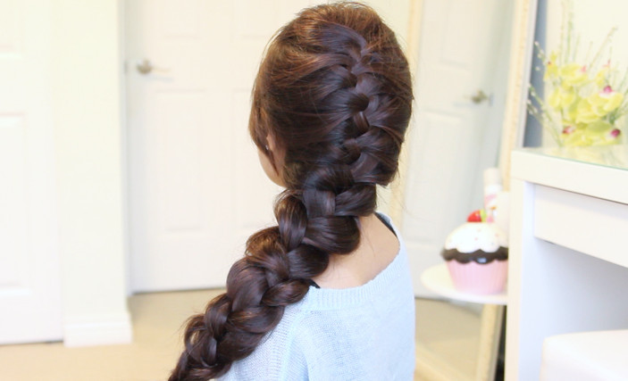 Elsa's French Braid Hairstyle from Disney's Frozen · Bebexo .