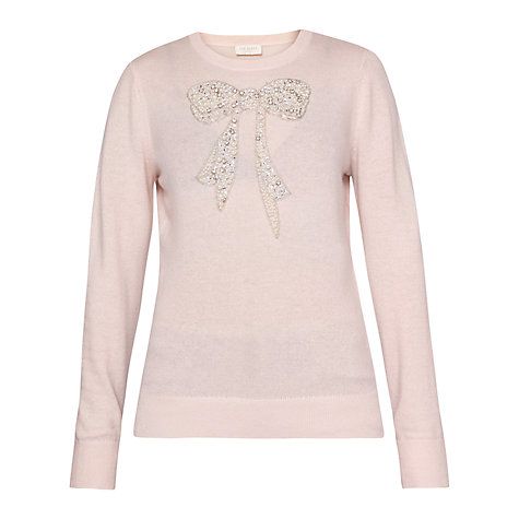 Ted Baker Bowsi Bow Embellished Jumper | Ro