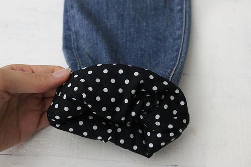 DIY Fabric Cuff Jeans (They're so Easy!) | Collective Gen | Fabric .