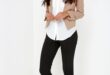 Business Trip Tan Cropped Blazer | Professional outfits .