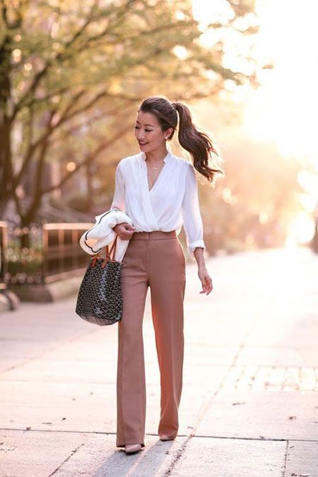 25 Chic Business-Casual Work Outfits for Fall | Lovika | Business .